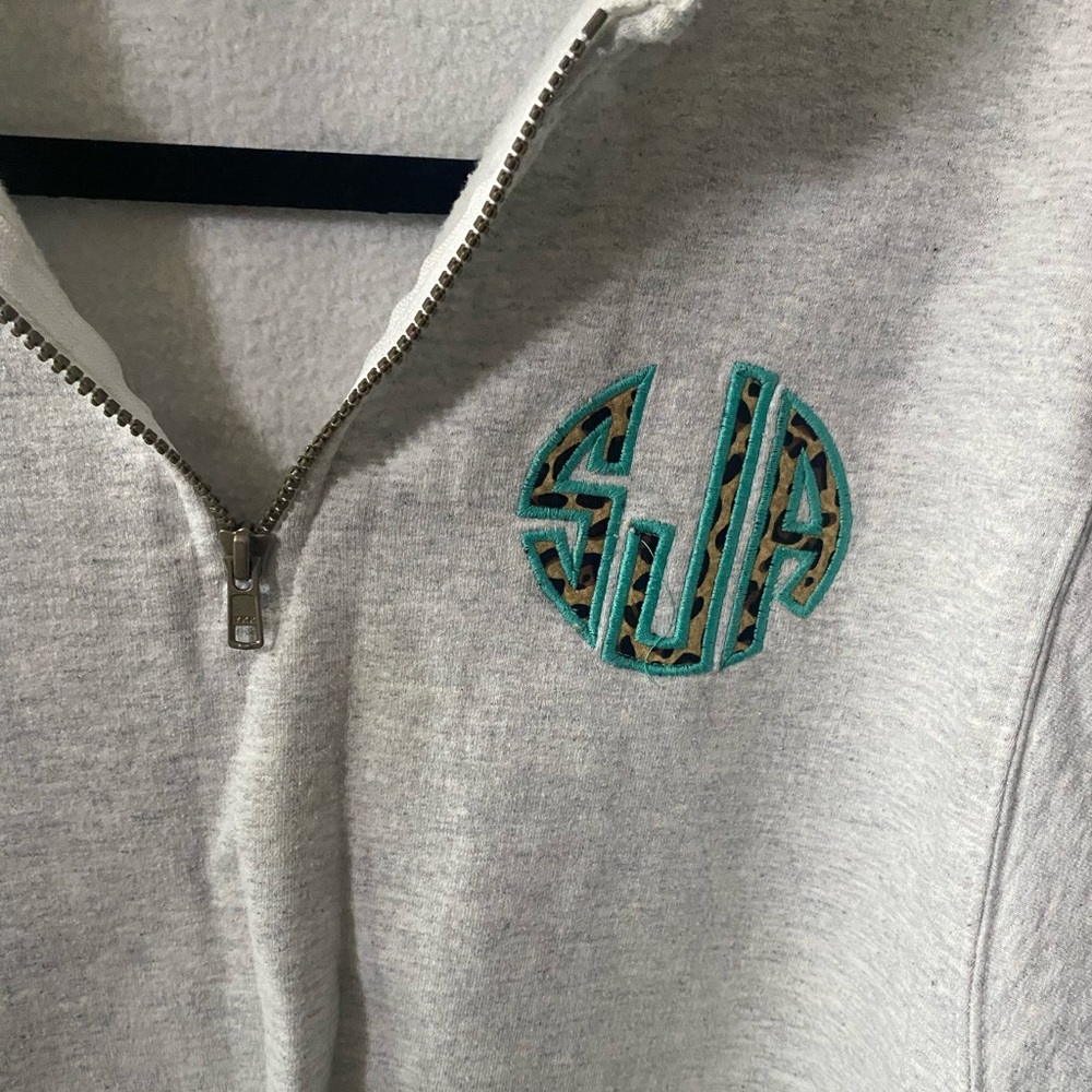 Monogram pullover sweatshirt - Picture 5 of 6